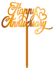 TOPPER HAPPY ANNIVERSARY CON CORAZON