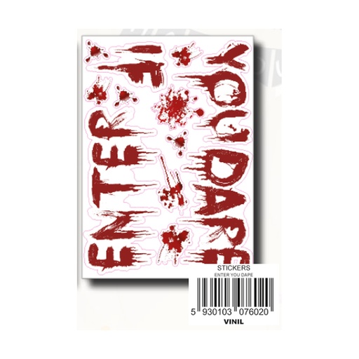 [HLLOS243A] STICKER ENTER YOU DARE