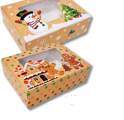 [NA20245] CAJA CARTULINA PARA GALLETAS CAFE NIEVES / GALLETA JENGIBRE X2UND