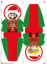 [CFNMRPNV] CAJA NAVIDAD FUNDA - MARIO / PEACH NAVIDEÑO X2 UNDS