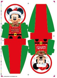 [CFNMKMNNV] CAJA NAVIDAD FUNDA - MICKEY / MINNIE NAVIDEÑO X2 UNDS