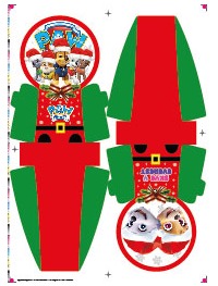 [CFNPWPMHNV] CAJA NAVIDAD FUNDA - PAW PATROL MACHO / PAW PATROL HEMBRA NAVIDEÑO X2 UNDS