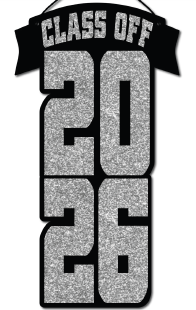 [GR20248] COLGANTE MDF 60 CM CLASS OFF 2026 / PLATEADO