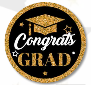 [GR20339] AFICHE MDF 60 CM - CONGRATS DRAD REDONDO