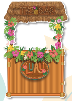 [CNV24D001] ESCENARIO MDF - TIKI BAR / LUAU