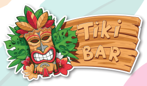 [CNV24D031] COLGANTE KRAFT 60 CM - TIKI BAR