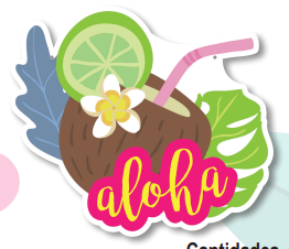 [CNV24D034] COLGANTE PVC 60 CM - COCO ALOHA