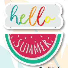 [CNV24D035] COLGANTE PVC 60 CM - SANDIA HELLO SUMMER