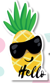 [CNV24D042] AFICHE KRAFT 60 CM - PIÑA HELLO
