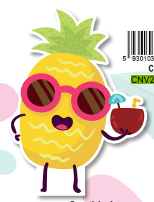 [CNV24D050] AFICHE KRAFT 60 CM - PIÑA