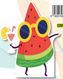 [CNV24D051] AFICHE KRAFT 60 CM - SANDIA