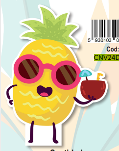 Afiche PVC tropical para Carnaval