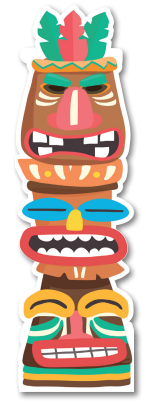 [CNV24D064] AFICHE MDF 90 CM - TOTEM