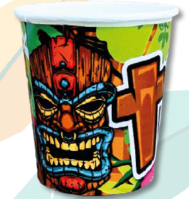 [CNV24D083] VASOS PLASTICOS TIKI X 12UNDS.