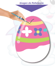 [PAS2024HA] ALCANCIA HUEVO DE PASCUA + KIT DE PINTURA