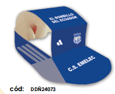 [DDÑ24073] VISERAS DE CARTULINA - EMELEC X12 UNDS.