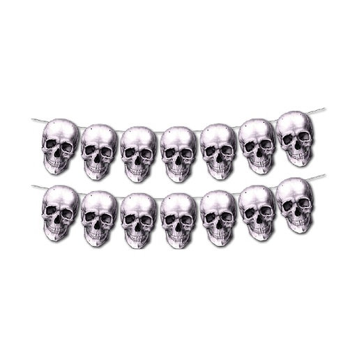 Guirnalda doble calavera