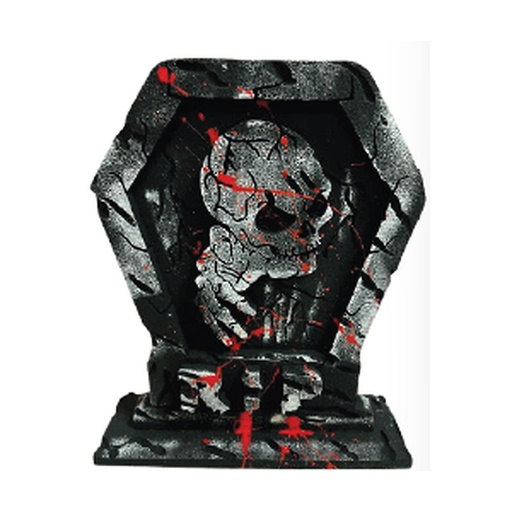 [HLW0069ASA] TUMBAS DE 40 CM ESPUMAFLEX - RIP CALAVERA MANO / SANGRIENTO MOD A