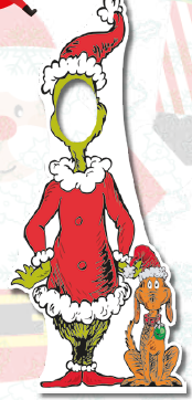 [NAV202430] PHOTOBOOTH MDF 120 CM - GRINCH