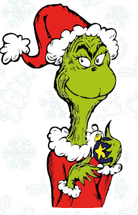 [NAV202431] AFICHE MDF 60 CM - GRINCH SONRIENDO