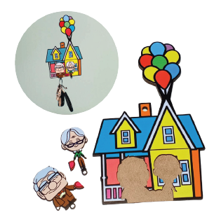 [SV25D71] LLAVEROS MDF - UP