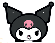 [DDÑ25C16] CAJA 11X11CM CON RELIEVE - KUROMI