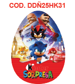 [DDÑ25HK31] HUEVO KINDER ALCANCIA 17X5CM - SONIC