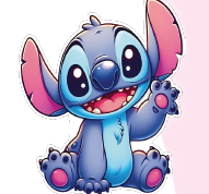 [DDÑ25AS64] ALCANCIA MDF 7X12CM - STITCH AZUL 22CM