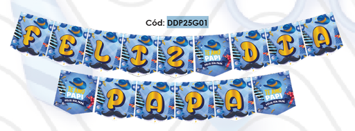 [DDP25G01] GUIRNALDA JUMBO - FELIZ DIA PAPA - TE AMO PAPI