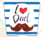 [DDP25C08] CAJA 11X11CM CON RELIEVE - LOVE DAD / BOGOTE