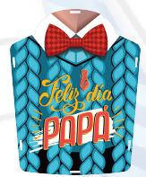 [DDP25CC31] CAJA CAMISETA MDF 15X22X4.5CM - IMPRESA / LAZO ROJO