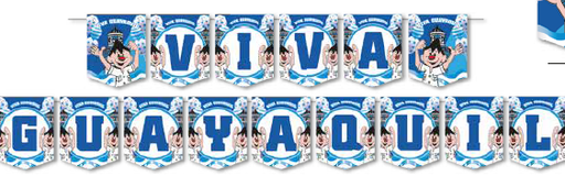 [FJ25GJ01] GUIRNALDA JUMBO CARTULINA - VIVA GUAYAQUIL (2025)