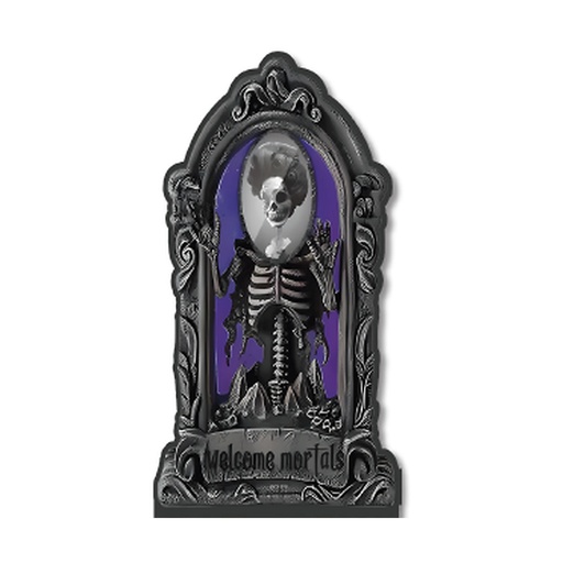 [HLW25AT23-K] AFICHE 60 CM KRAFT - LAPIDAS - MOD2 - WELCOME MORTALS