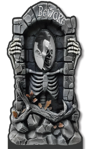 [HLW25AT27-M] AFICHE 60 CM MDF - LAPIDAS - MOD6 - BEWARE