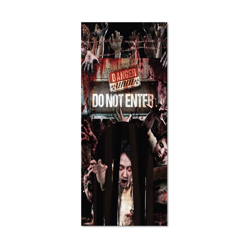 [HLW25LD45] LONA PARA PUERTAS 75X200 CM - MANOS - DO NOT ENTER