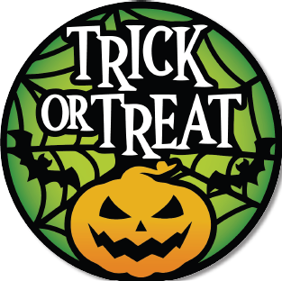 [HLW25CT60] COLGANTES 40 CM MDF - TRICK OR TREAT