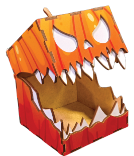 [HLW25CL90] CAJA COFRE CUADRADA 10X10CM - NARANJA