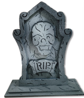 [HLW25TB101] TUMBAS DE 50 CM ESPUMAFLEX - CARA / GRIS - BLANCO MOD 2