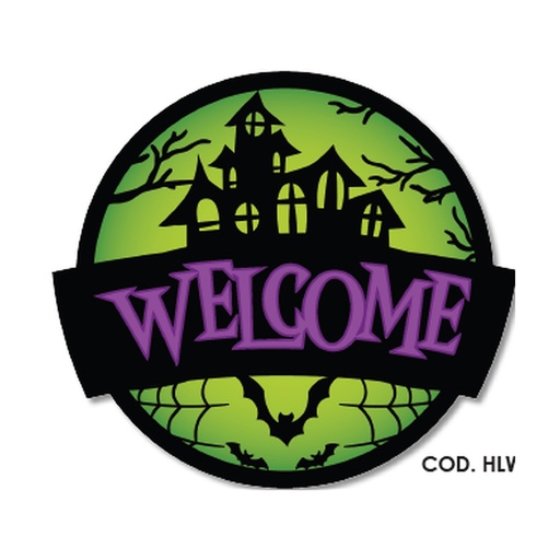 Colgante MDF de Halloween para vitrinas