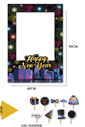 Photobooth Happy New Year para Fin de Año al por mayor