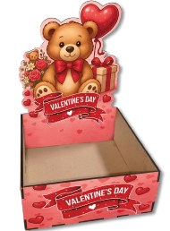 [SV26CE067] CAJA ESCENARIO MDF 14X14X6 CM- OSITO Y REGALOS