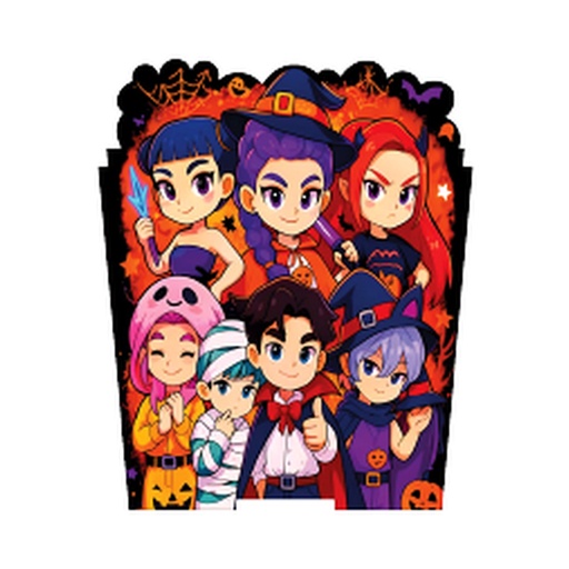 [HLW26CR19] CAJA CONICA MDF 11X11 CM - K-POP