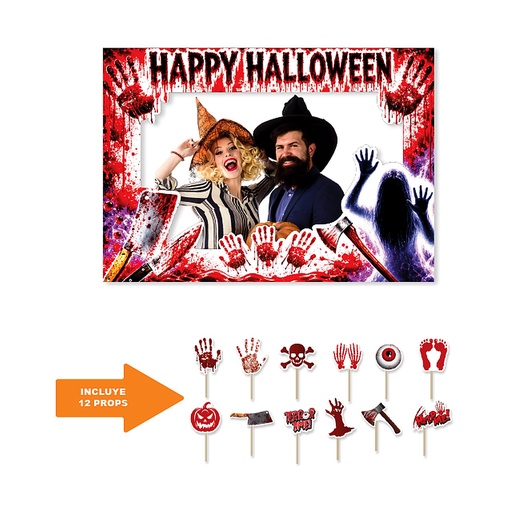 Photobooth Halloween sangriento