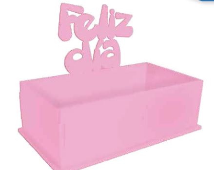 [SV78] Bombonera MDF 14X7 cm Feliz dia
