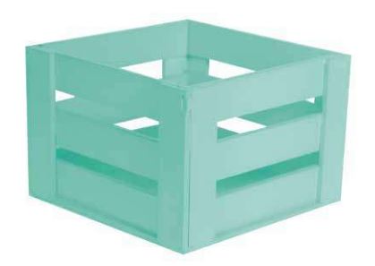 [AT24RJ.4] Caja MDF 13X13 cm Cuadrada - Oro Rosa