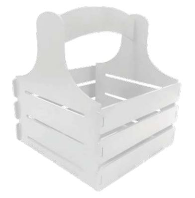 [CH2316.9] Cajas MDF 23X23X16 cm Cervecera - Rojo