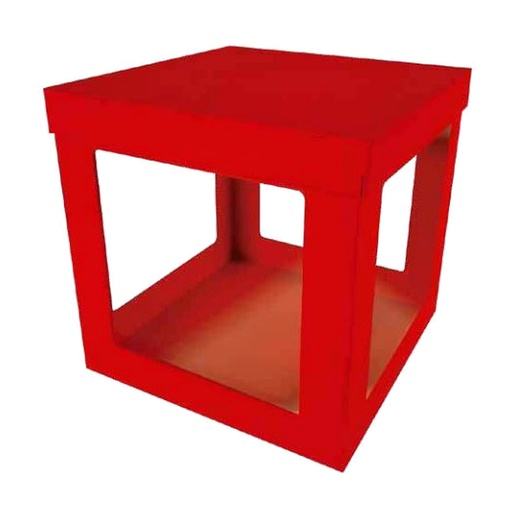 [SV100.14] Caja MDF 25X25 CON ACETATO - Negro