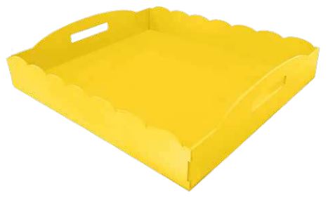 [BCF040.4] Bandeja MDF 40x40x6.5 cm - Oro Rosa