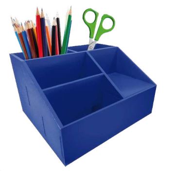 [ORP18.13] Porta Plumas MDF 18X10.5X15 cm - Lila