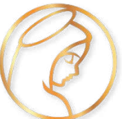 [ARMD60VR] ARO DE MADERA 60 CM LAM. DORADO - VIRGEN MARIA / SENCILLO